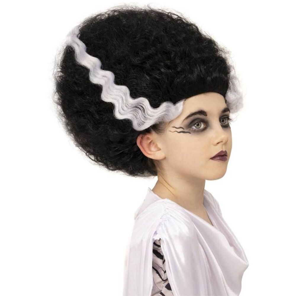Universal Monsters Girls The Bride Of Frankenstein Wig / Black